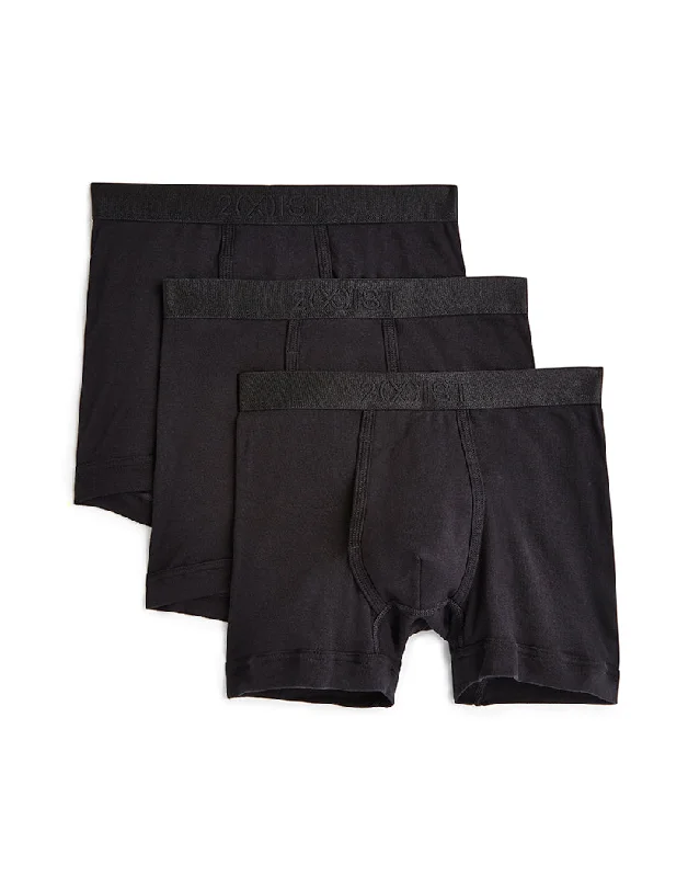 2xist 3-Pack Pima Cotton Contour Pouch Boxer Brief 50104