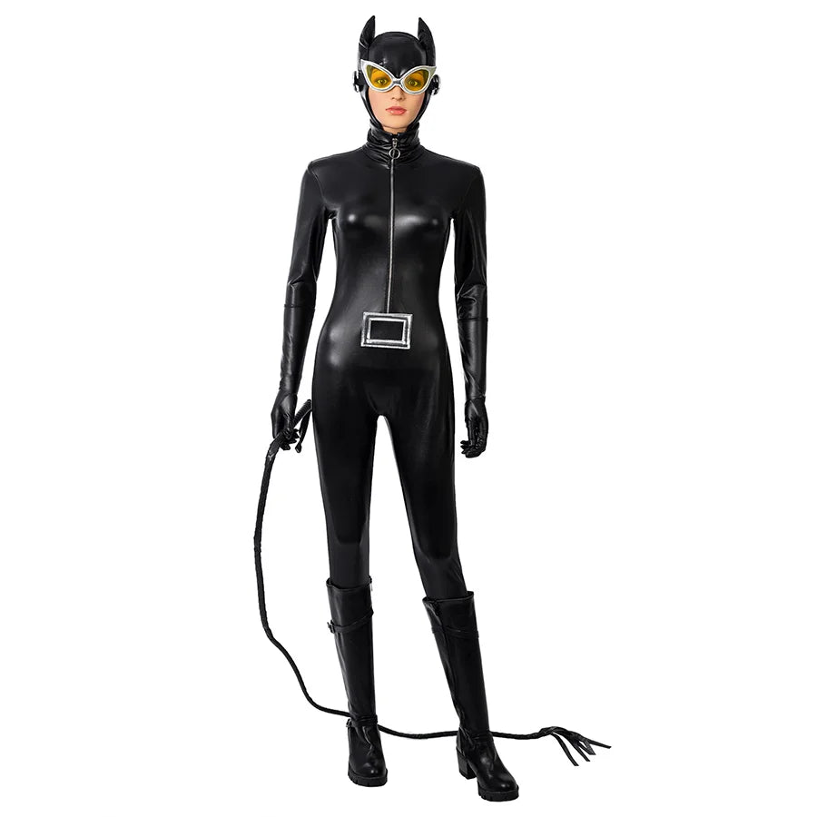 【READY TO SHIP】DC Showcase: Catwoman Catwoman Selina Kyle Cosplay Costume FY0007