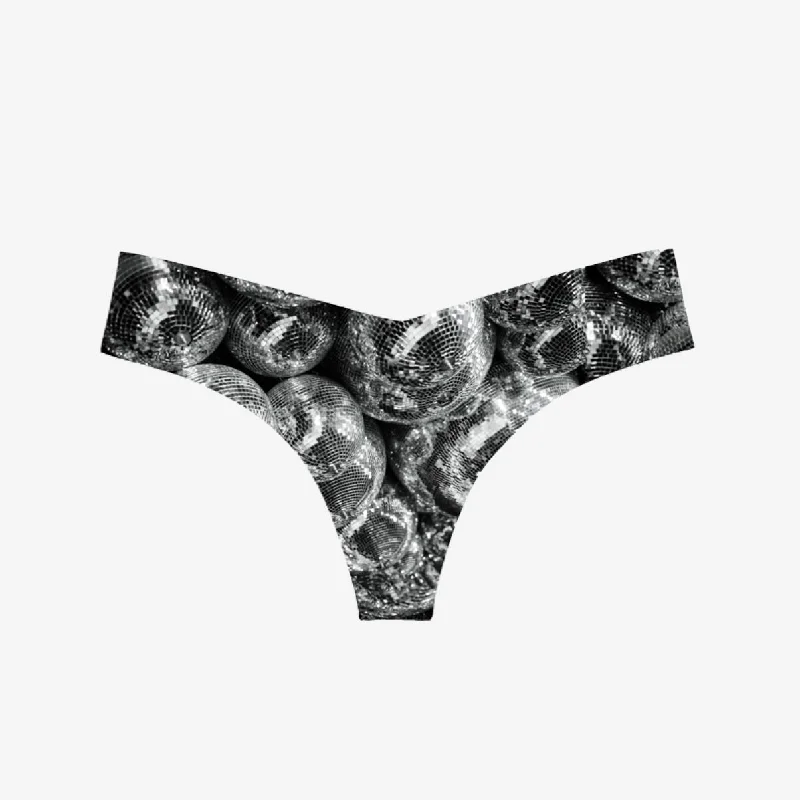 Commando Classic Mid-Rise Thong in Mirrorball CT02