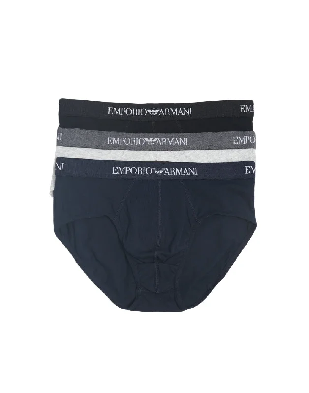 Emporio Armani Pure Cotton 3-Pack Brief 110824