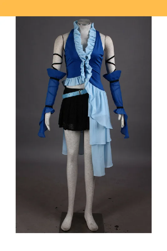 Final Fantasy X-2 FF10-2 Yuna Songstress Cosplay Costume