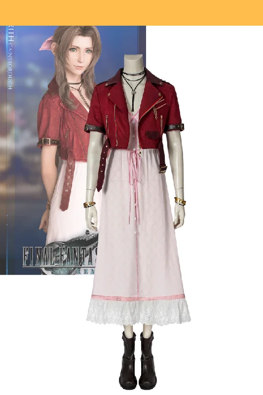 Final Fantasy VII Remake FF7 Remake Aerith Complete Cosplay Costume