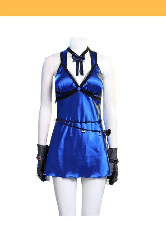 Final Fantasy VII Remake FF7 Remake Tifa HoneyBee Blue Dress Cosplay Costume