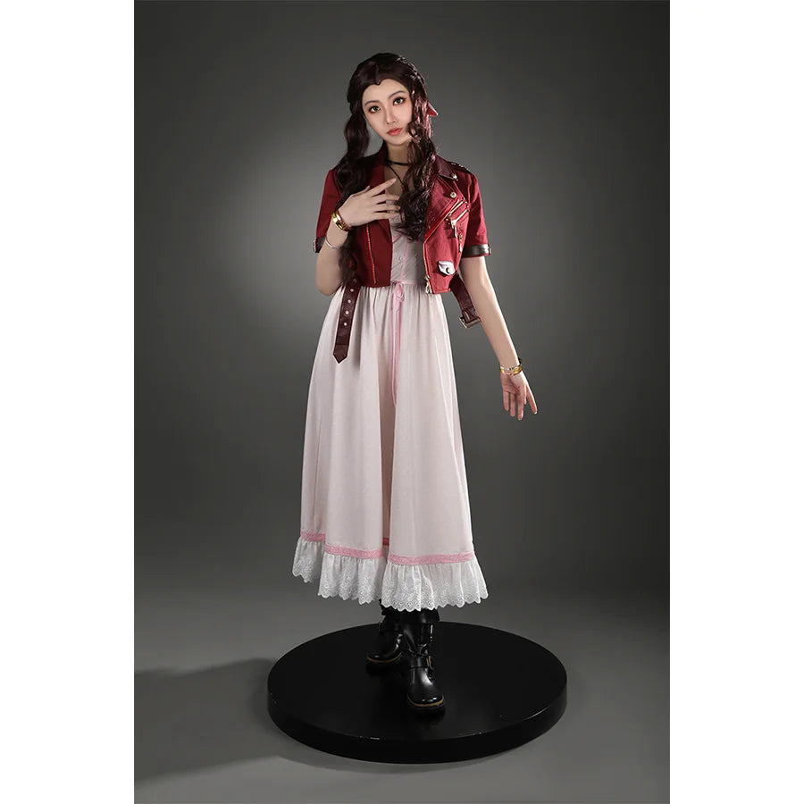 Final Fantasy VII Rebirth FF7R Aerith Gainsborough Cosplay Costume C08876