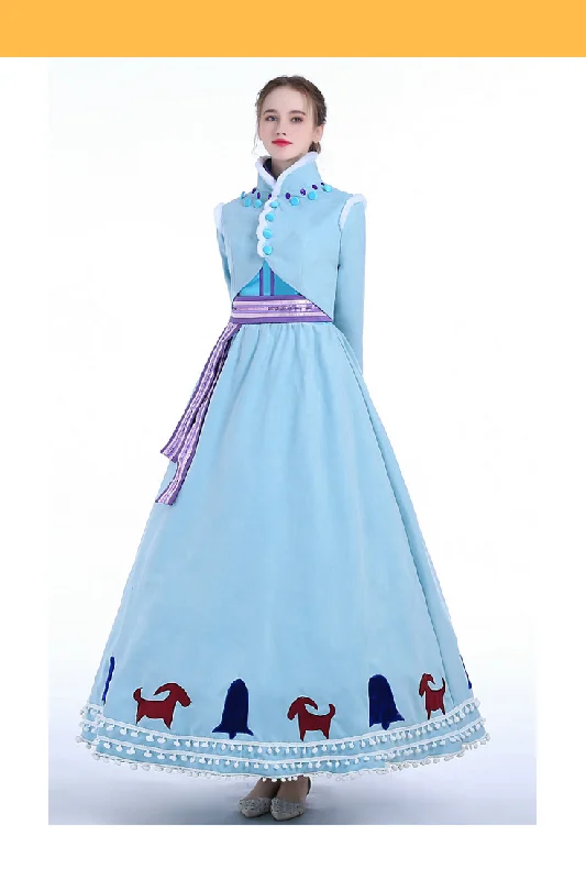 Frozen Anna's Olaf's Frozen Adventure Winter Cosplay Costume