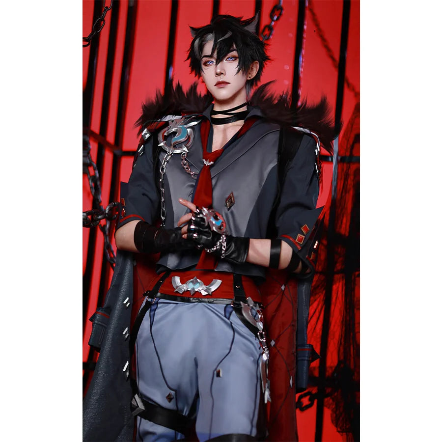 Genshin Impact Wriothesley Cosplay Costume C08608  AA