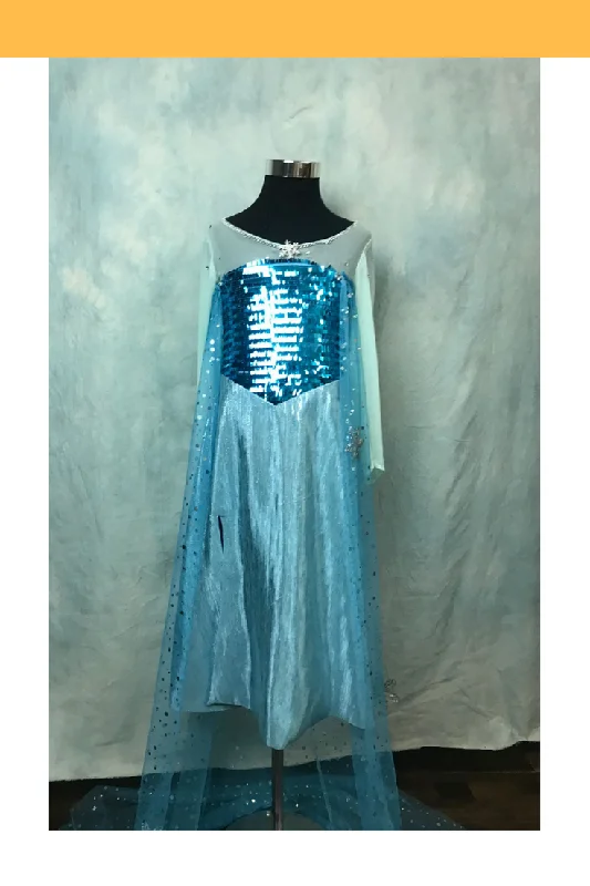 Frozen Elsa Ice Queen Girls Size Cosplay Costume