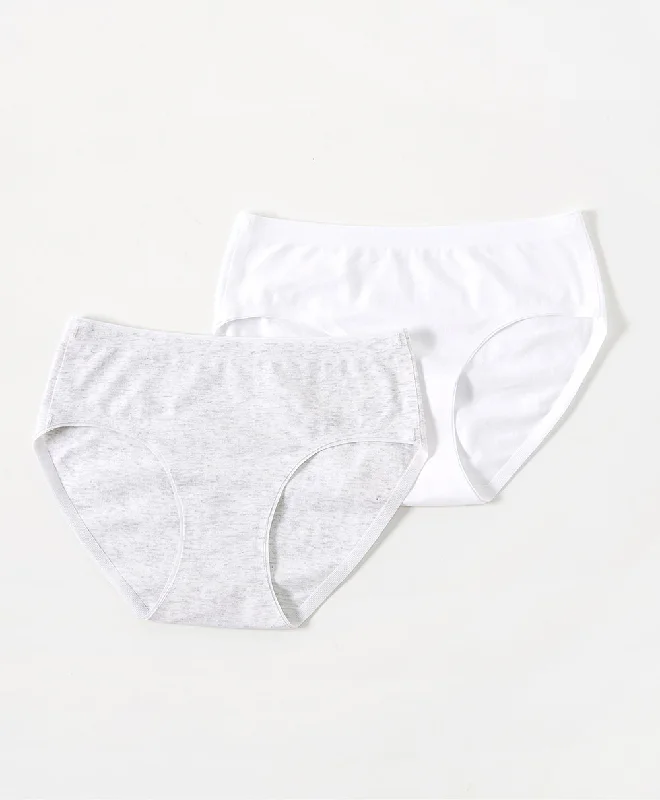 Junior Cotton Seamless Girl Mini 2-pack Panties