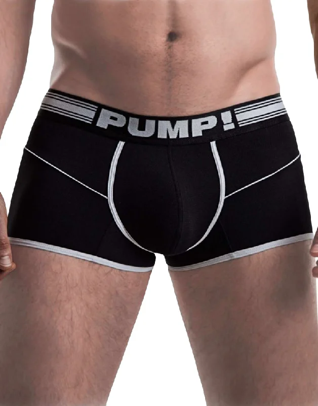 PUMP! Men's Free Fit Low Rise Cotton Trunk Black 11070