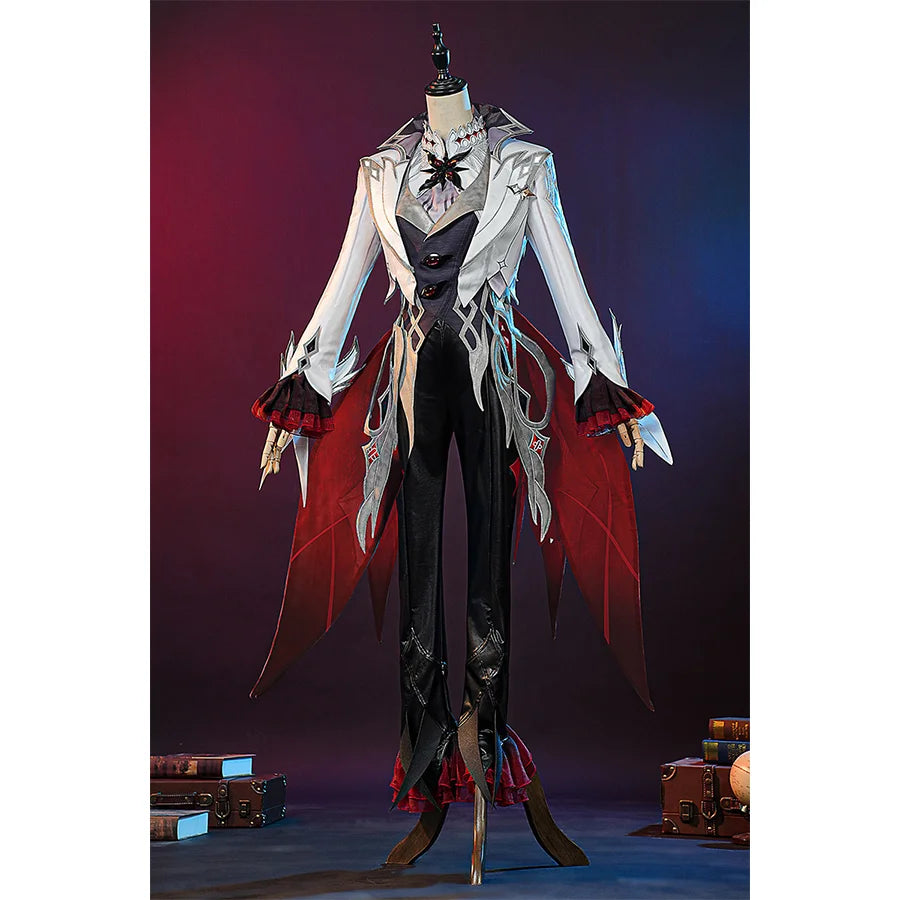 Ready to Ship Genshin Impact Arlecchino The Knave Cosplay Costume C08693  AAA