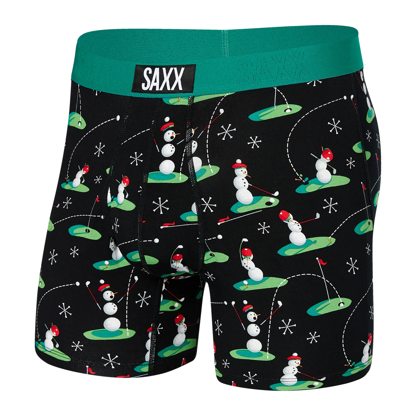 SAXX Ultra Super Soft Boxer Brief - 18 Ho Ho Holes Black - SXBB30F HOH