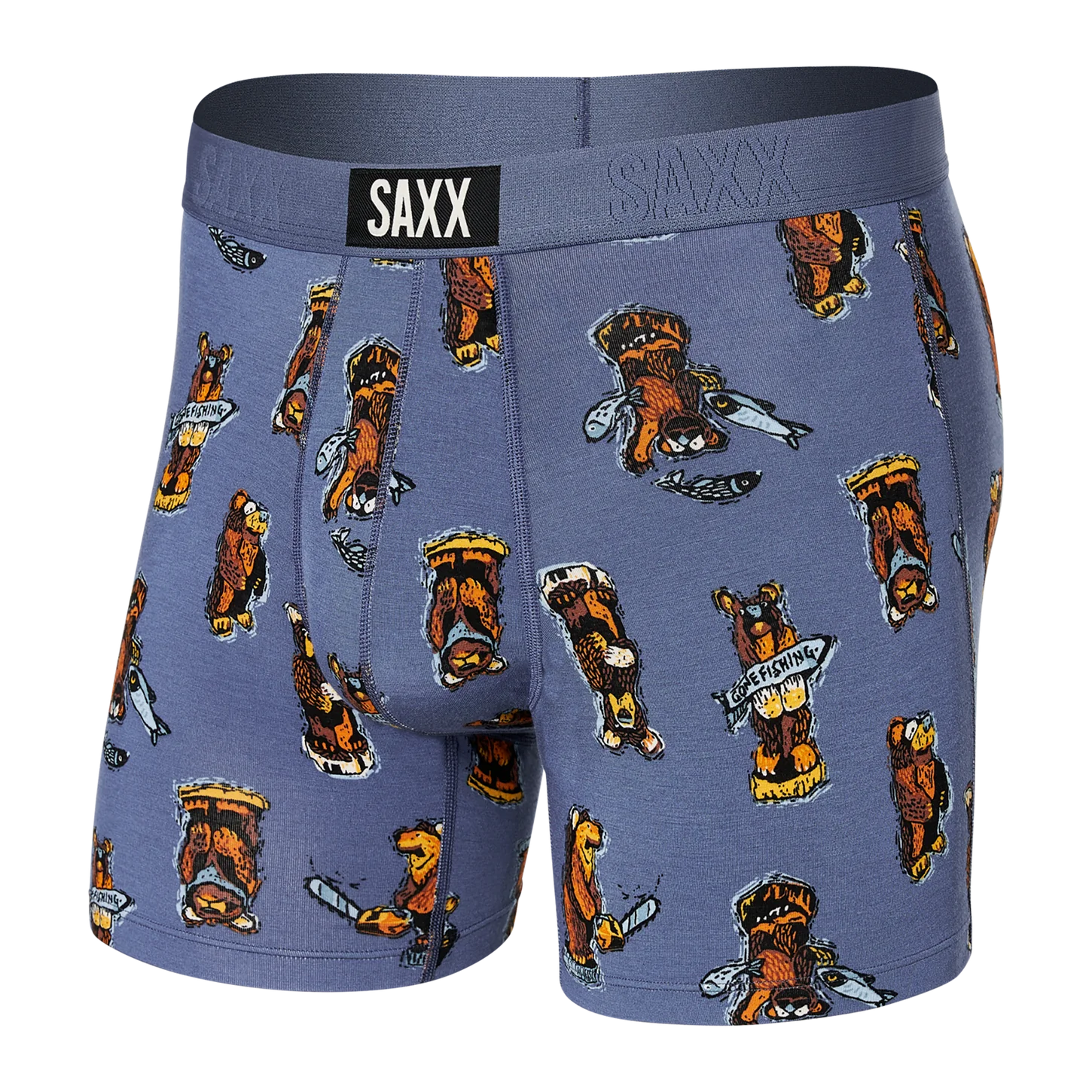 SAXX Vibe Super Soft Boxer Brief - Stumpy Blue - SXBM35 SMB