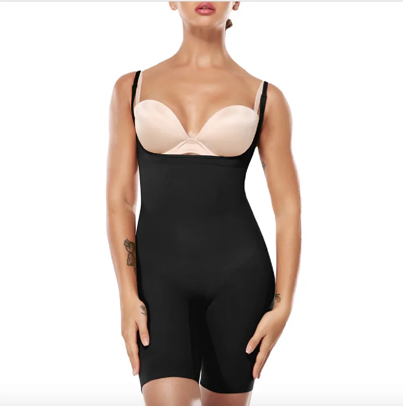 "Second Skin" Seamless Open Bust Shaping Bodysuit