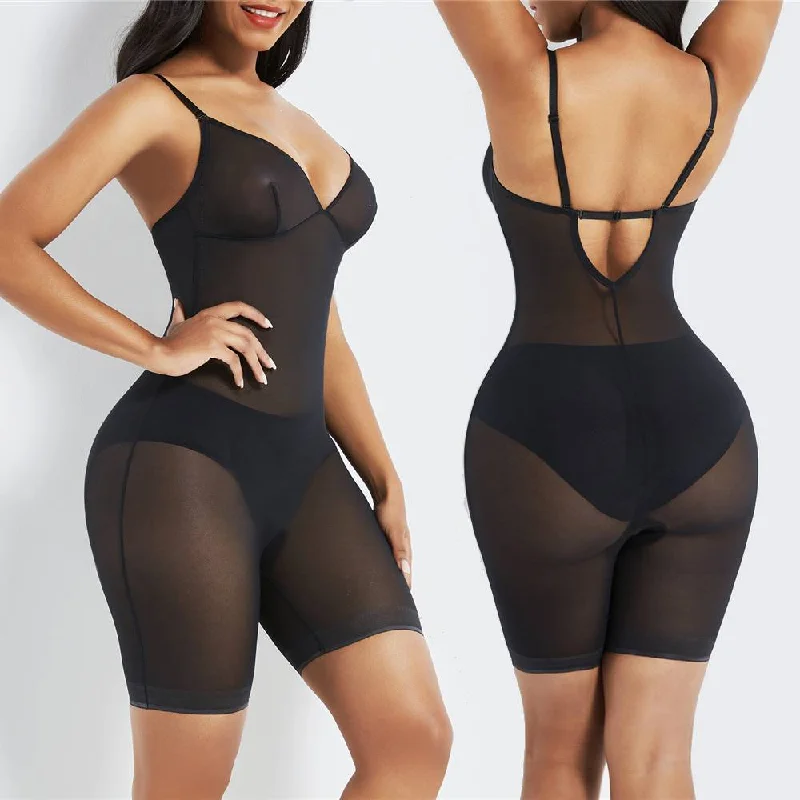 "Second Skin" Ultra Seamless Power Mesh Bodysuit Shaper